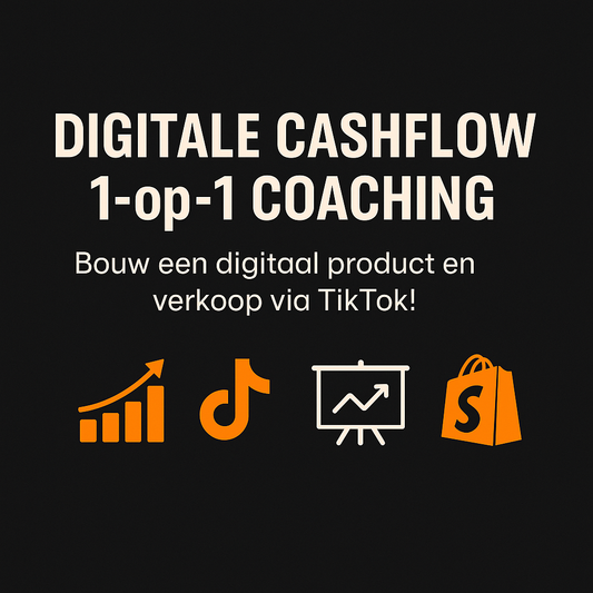 Digitale Cashflow 1-op-1 Coaching – Maak en verkoop je product via TikTok